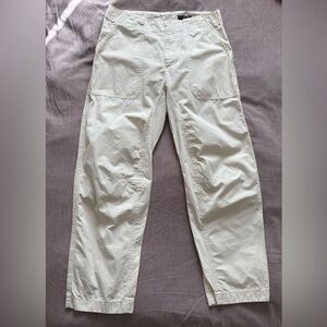 rag & bone Women’s Leyton Workwear Pants Ivory